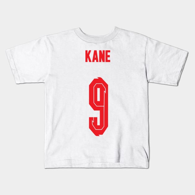 Kane England 9 Kids T-Shirt by Alimator